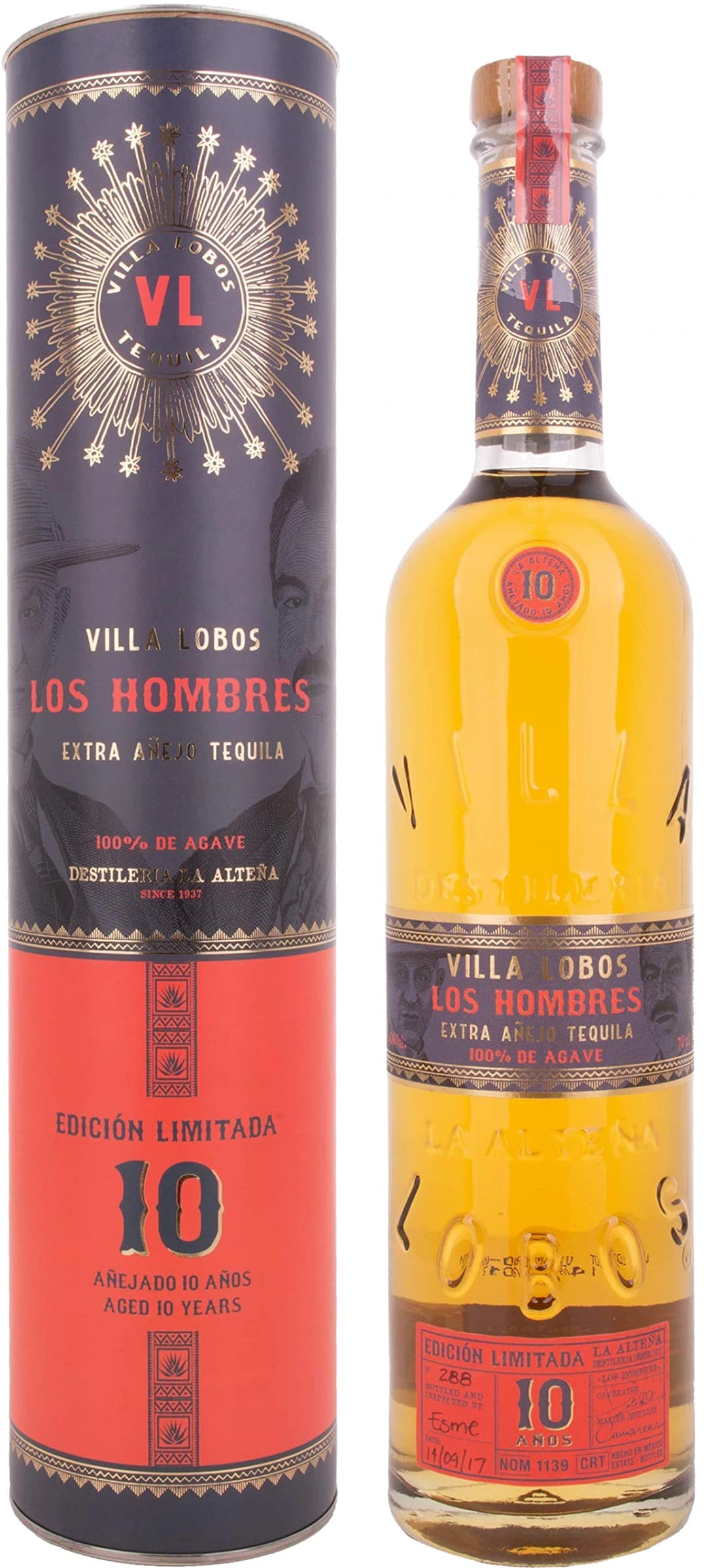 Villa Lobos Los Hombres 10 Years Extra Añejo – Tequila & Mezcal delivery Nairobi