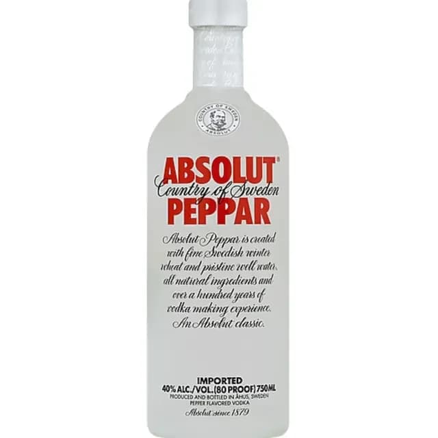 Absolut Peppar – Vodka delivery Nairobi