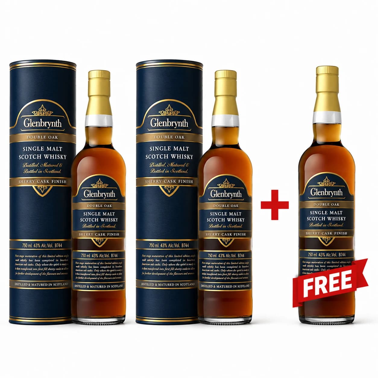 Buy 2 Glenbrynth Double Oak Sherry Get 1 Free – Whisky & Whiskey delivery Nairobi